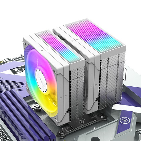 JF500mini Ruby Dual Tower 10cm Dual Fan 5 Heat Pipe CPU Cooler