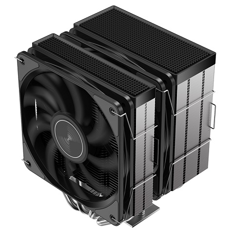 JF400D Non-obstructing Memory Dual Tower 12cm Dual Fan 4 Heat Pipe CPU Cooler